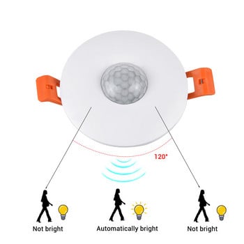 Αμπούλα LED E27 Βιδωτή υποδοχή λάμπας με διακόπτη αισθητήρα κίνησης PIR E27 Υποδοχή λαμπτήρα Edison AC 90V-265V