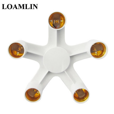 1 la 2/3/4/5 Convertizoare suport de lampă E27 la E27 Splitter soclu de bază Suport adaptor bec pentru lumină LED