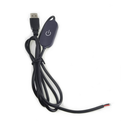 USB cu comutator ON/OFF pentru 5V 0.5M 1M 1.5M 2M LED bandă FOB Lumină liniară DIY