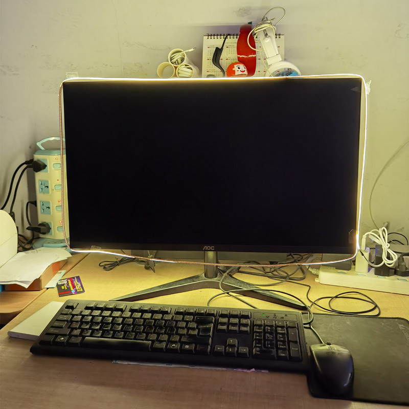 USB cu comutator ON/OFF pentru 5V 0.5M 1M 1.5M 2M LED bandă FOB Lumină liniară DIY