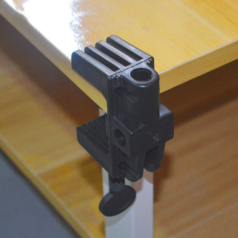 Laualambi konsoolklambriga klamber Riistvara Plastikust statiiv Mikrofoni tulehoidik koos libisemiskindlate tuledega Valgustustarvikud