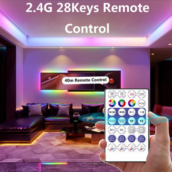 WS2812B SK6812 WS2811 Адресируема LED лента контролер за осветление Bluetooth музика с микрофон дистанционно приложение за стая на открито DC5-24V