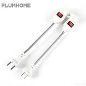 E27 lankstus prailginimo keitiklis LED šviesos lempos lemputės prailginimo adapterio lizdas sieninis lizdas lempos pagrindo laikiklis varžtinis lizdas EU JAV kištukas