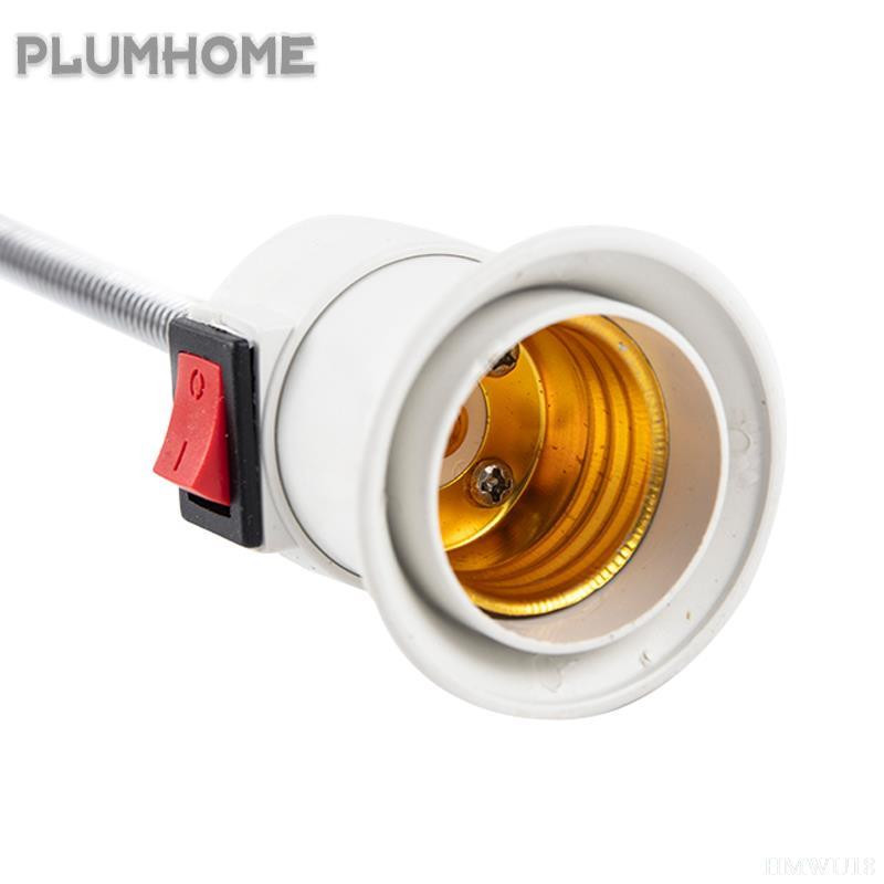 E27 lankstus prailginimo keitiklis LED šviesos lempos lemputės prailginimo adapterio lizdas sieninis lizdas lempos pagrindo laikiklis varžtinis lizdas EU JAV kištukas