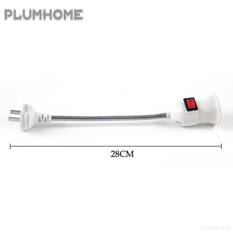 E27 lankstus prailginimo keitiklis LED šviesos lempos lemputės prailginimo adapterio lizdas sieninis lizdas lempos pagrindo laikiklis varžtinis lizdas EU JAV kištukas