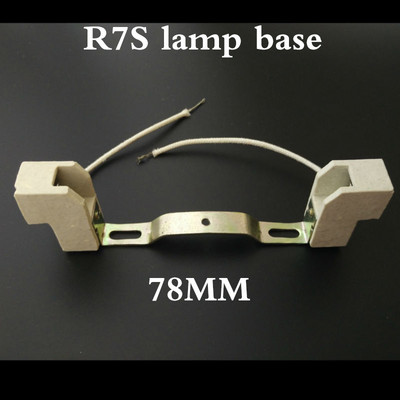 Lampă LED Pottery R7S 118mm 78mm S14S S14D Adaptor/ E27 Corp alb Plastic 2G11 GX53 Soclu Diferite modele de baze Livrare gratuită