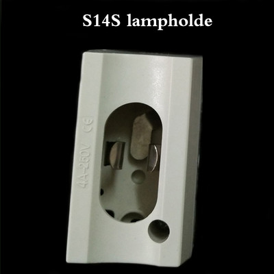 Lampă LED Pottery R7S 118mm 78mm S14S S14D Adaptor/ E27 Corp alb Plastic 2G11 GX53 Soclu Diferite modele de baze Livrare gratuită