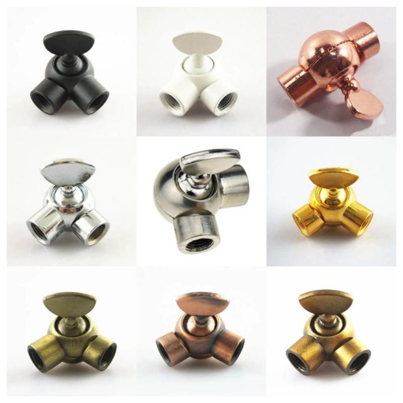 2 piese Accesorii pentru iluminat colț reglabil din metal Colț de fier pentru lampă de perete vintage DIY Reglarea direcției lângă brațul luminii