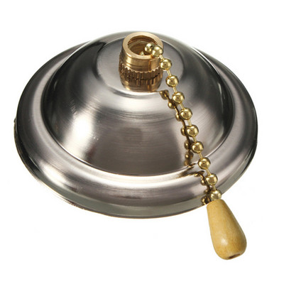 1vnt Universalus lubų pakabinamas ventiliatoriaus sieninis šviestuvas, ištraukiamas grandinės jungiklis, lizdo lempos laikiklis 3A AC125-250V atrama