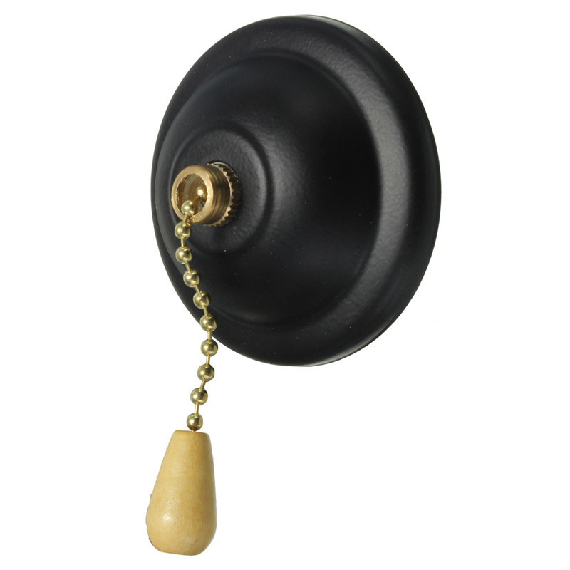 1vnt Universalus lubų pakabinamas ventiliatoriaus sieninis šviestuvas, ištraukiamas grandinės jungiklis, lizdo lempos laikiklis 3A AC125-250V atrama