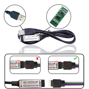 5-24V USB IR дистанционно управление 24 KeyS безжично за 2835 5050 RGB светлини LED лента дома кухня хол спалня почивка