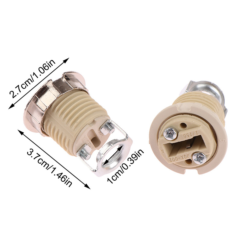 5 τεμ. G9 Full Tooth Κεραμική θήκη λάμπας με M10 Tooth Bracket 110-240V Led G9 Ceramic Lamp Holder Lighting Accessories