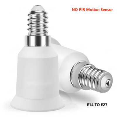 100-240 V lizdo E27 keitiklis su PIR judesio jutikliu ampule LED E27 lempos pagrindo intelektualiosios lemputės jungiklis