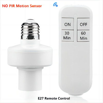 100-240 V lizdo E27 keitiklis su PIR judesio jutikliu ampule LED E27 lempos pagrindo intelektualiosios lemputės jungiklis