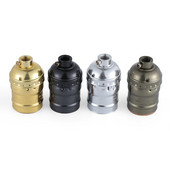 Objímka na žiarovku E27, adaptér na stropné svietidlo, retro vintage Edison kábel, hliníkový kryt, závesná objímka