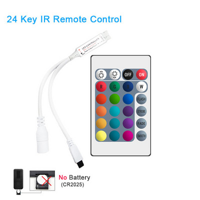 LED IR 24 πλήκτρα 44 πλήκτρα Ελεγκτής Bluetooth Music Led Controller Dimmer LED Lights IR Remote DC12V For RGB Χριστουγεννιάτικη ταινία LED
