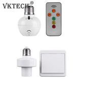 Kvaliteetne E27 juhtmevaba kaugjuhtimispuldiga lambipesa LED-pirnid, nutika lüliti pistikupesa valik nutikas seade LED-pirni jaoks