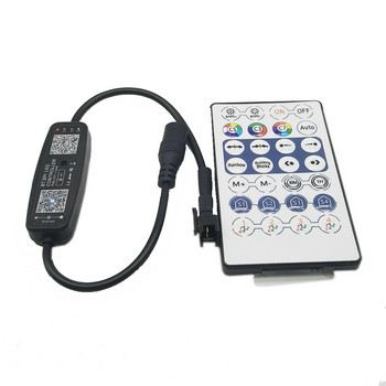 DC USB Bluetooth Pixel Controller 5V 12V 24V WS2811 WS2812B SK6812 SM16703 1903 RGB LED Strip Τηλεχειριστήριο BT SPI Music MIC