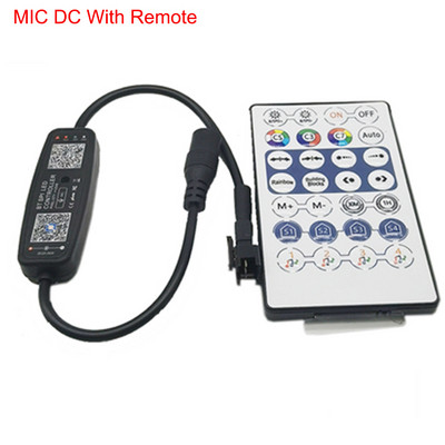 DC USB Bluetoothi pikslikontroller 5 V 12 V 24 V WS2811 WS2812B SK6812 SM16703 1903 RGB LED riba BT SPI muusika mikrofoni kaugjuhtimispult