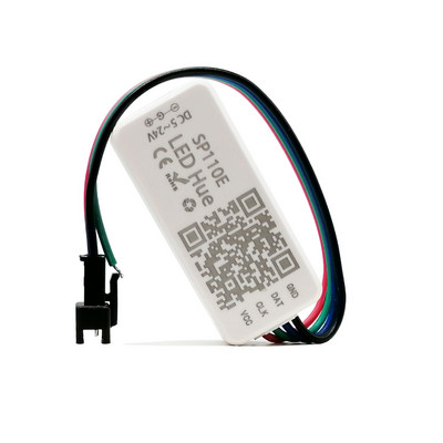 DC5-24V SP110E Mini Led Controller Bluetooth APP Smart Pixel Light For 3Pin WS2811 WS2812b SK6812 5050 RGB RGBW Πλήρης έγχρωμη ταινία