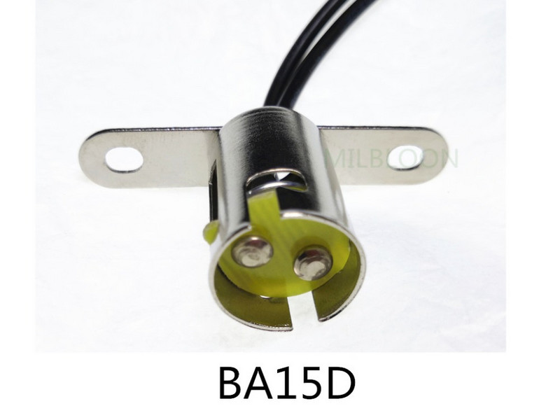 BA15S BA15D BAY15D suport lampă BA15 Contact simplu 15mm bază Contact dublu BA15D Suport lampă partea înaltă joasă