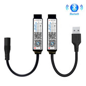 Mini LED RGB Strip Light Ελεγκτής Bluetooth Wireless Smart APP Control Dimmer για DC 5V 12V 24V RGB φώτα ταινίας Δωρεάν αποστολή