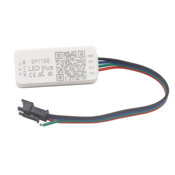 SP110E Bluetooth Pixel Controller για SM16703 TM1804 UCS1903 WS2811 WS2812B SK6812 WS2801 WS2813 RGB RGBW Πλήρης έγχρωμη ταινία LED