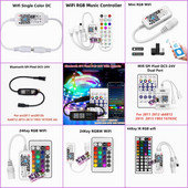 Magic Home Mini RGB RGBW RGBCCT WiFi kontroller DC5-24V 2812 2811 RGB LED-riba valguse ajastus 16 miljonit värvi nutitelefoni juhtimine