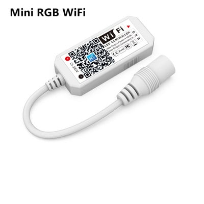 Magic Home Mini RGB RGBW RGBCCT WiFi kontroller DC5-24V 2812 2811 RGB LED-riba valguse ajastus 16 miljonit värvi nutitelefoni juhtimine