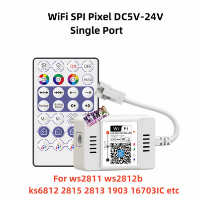 Magic Home Mini RGB RGBW RGBCCT WiFi kontroller DC5-24V 2812 2811 RGB LED-riba valguse ajastus 16 miljonit värvi nutitelefoni juhtimine