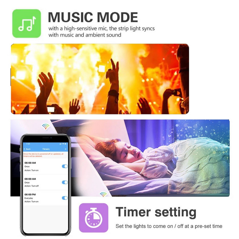 WS2812B LED-kontroller Bluetoothiga ühilduv muusika seadmele SK6812 WS2811 WS2812 piksliga LED-ribavalgusti APP 28 klahviga kaugjuhtimispult DC5-24V