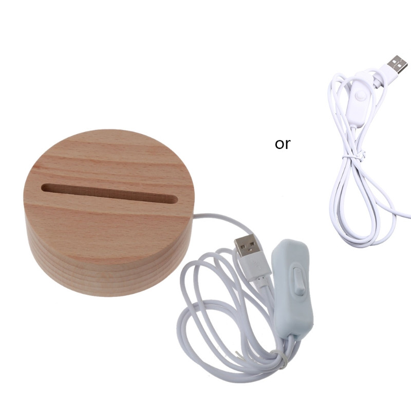 Ručne vyrobený drevený obdĺžnikový okrúhly oválny tvar LED displeja, živicový umelecký ornament, drevený nočný osvetlený stojan, remeslá K0V