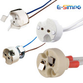 6gab Bi-Pin Base, G4, G6.35, GY6.35, GX5.3 MR16, GZ4 MR11, GU5.3, G5.3, Halogēna kvēlspuldzes Led ligzda keramikas korpusa lampas turētājs