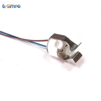 6τμχ Βάση Bi-Pin, G4, G6.35, GY6.35, GX5.3 MR16, GZ4 MR11, GU5.3, G5.3, Υποδοχή λαμπτήρα σώματος πυρακτώσεως αλογόνου με κεραμικό σώμα