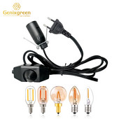 Cablu de alimentare de 1,8 m Sârmă cu întrerupător reglabil Clip metalic E14 Soclu pentru lămpi Suport lămpi suspendate Cablu cu priză UE pentru lămpi cu sare de rocă