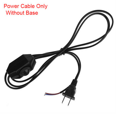 Cablu de alimentare de 1,8 m Sârmă cu întrerupător reglabil Clip metalic E14 Soclu pentru lămpi Suport lămpi suspendate Cablu cu priză UE pentru lămpi cu sare de rocă