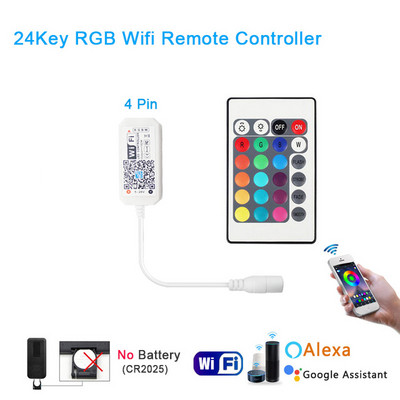 Bluetooth glazbeni LED kontroler 24 tipke LED IR 44 tipke Kontroler Dimmer LED svjetla IR daljinski upravljač DC12V za RGB božićnu LED traku