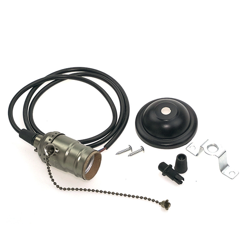 Vintage retro Edison lempos pagrindo laikiklis E27 pakabinamas lemputės lemputės sraigtinis lizdo jungiklis 110V 220V liustra