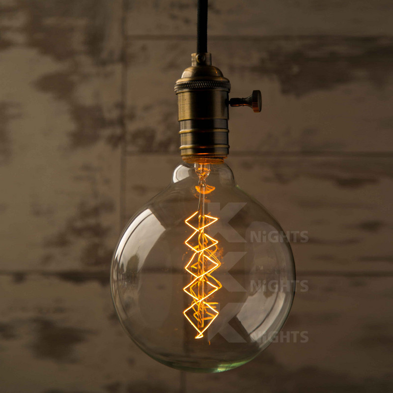 Vintage retro Edison lempos pagrindo laikiklis E27 pakabinamas lemputės lemputės sraigtinis lizdo jungiklis 110V 220V liustra