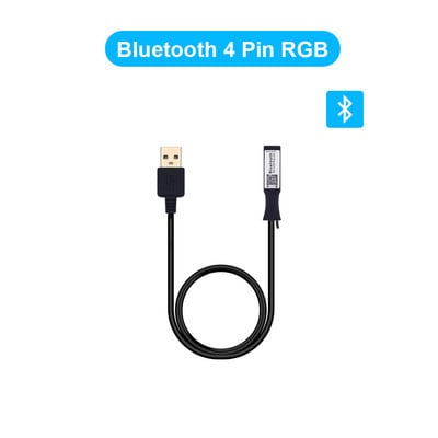 USB LED valdiklis Mini 3 Key RF 17 Key Music 20 Key IR 24 Key, Bluetooth APP valdymas, RGBW 17 Key RGB LED juostos šviesos spalvos keitimas