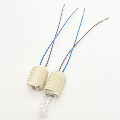 4бр. G9 Фасунга за халогенна CFL LED лампа Основа на държача на крушка с 10CM проводник CE VDE