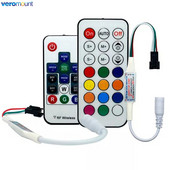 Mini controler de lumină RF 14 taste 17 taste 21 taste LED Pixel Strip DC5V-24V pentru WS2811 WS2812B SK6812 6803 cu telecomandă