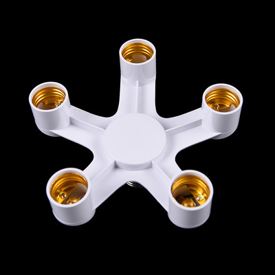 3/4/5 In 1 E27 Bub Adapter Splitter Κρεμαστό φωτιστικό βάσης βάσης βιδωτό φωτιστικό