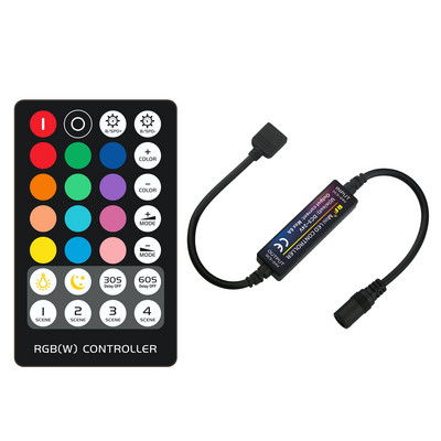 DC5V-24V 21 28 taste Controler RF IR Telecomanda Dimmer pentru 3528 5050 RGB LED Bandă Lumină Reglați luminozitatea DC Plug Acasă