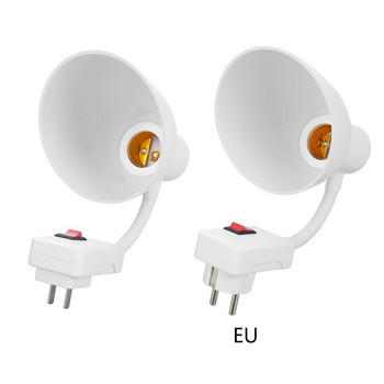 E27- E27 Περιστρεφόμενη βάση λαμπτήρα Ευέλικτη προέκταση προσαρμογέα μετατροπέα λαμπτήρα λάμπα επιμήκυνσης βάσης μετατροπέα Υποδοχή βάσης φωτισμού LED