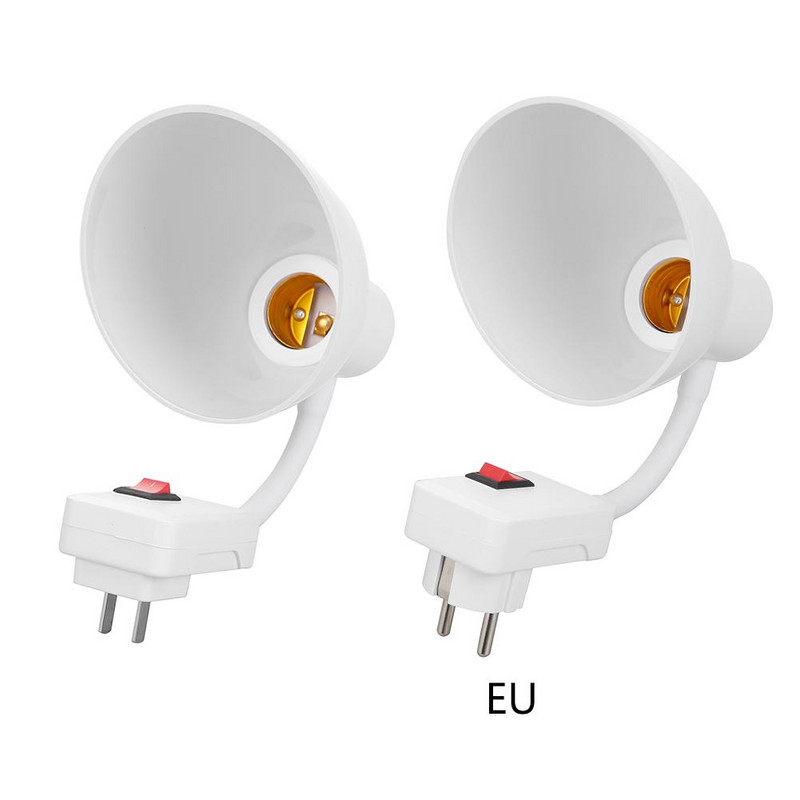 E27- E27 Baza rotativă a lămpii Adaptor de extensie flexibilă Convertor Bec pentru alungire Suport pentru alungire Convertor Suport pentru lumină cu LED-uri