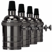 IWHD Portalamparas Vintage E27 Soclu lampă Soclu cu comutator Edison Lamp Holder E27 Bec Holder Socket 110-220v