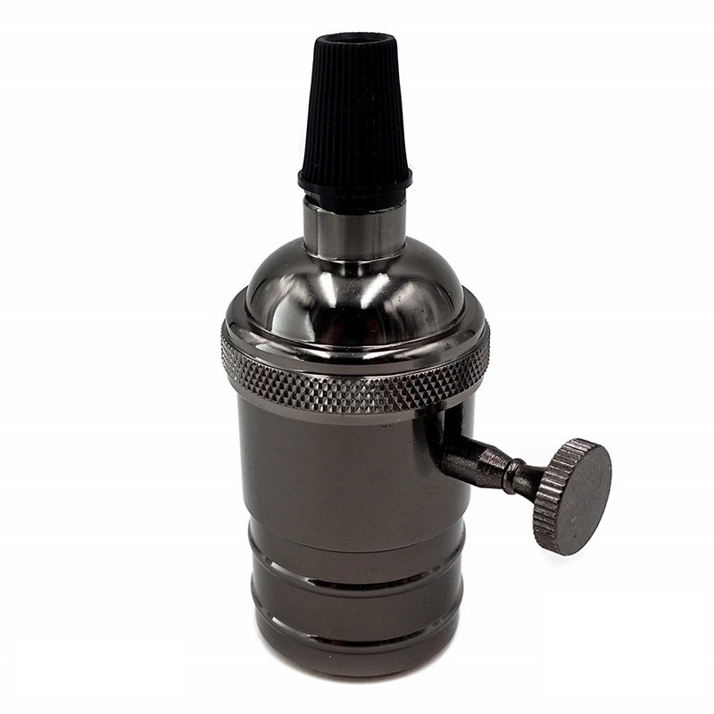 IWHD Portalamparas Vintage E27 Soclu lampă Soclu cu comutator Edison Lamp Holder E27 Bec Holder Socket 110-220v