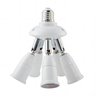Suport bec LED E27 TO E14 2 in 1/3 in 1/4 in 1/5 in 1 E27 Divizor soclu de baza Soclu pentru bec LED Suport adaptor bec