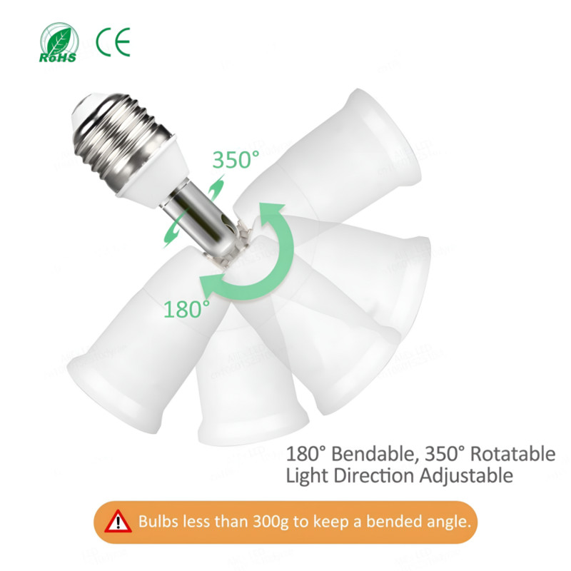 Suport bec LED E27 TO E14 2 in 1/3 in 1/4 in 1/5 in 1 E27 Divizor soclu de baza Soclu pentru bec LED Suport adaptor bec